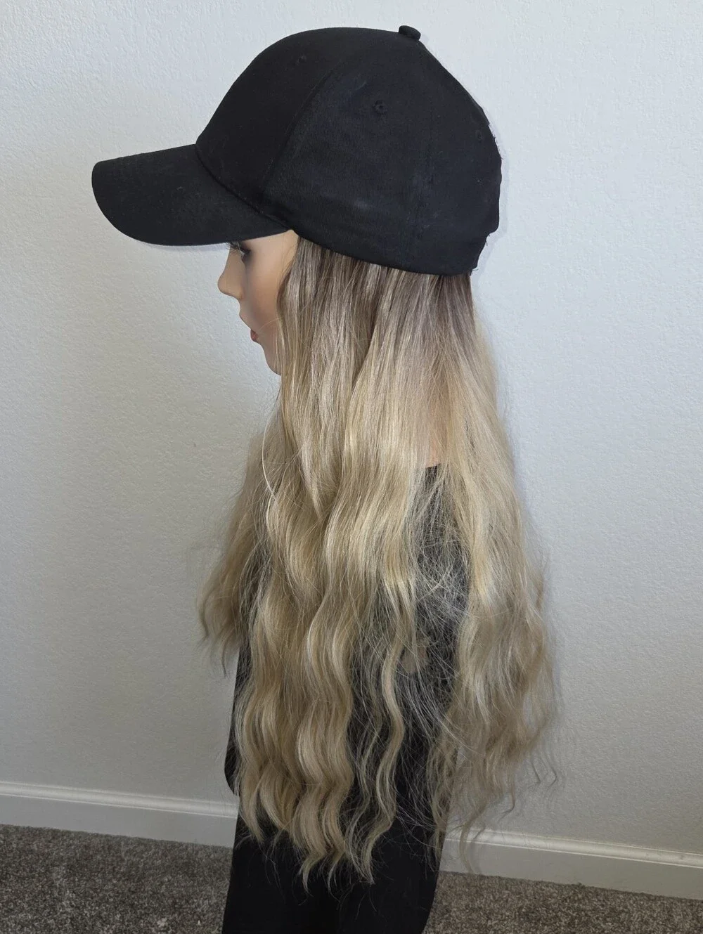 Baseball hat Wig-Chelsey Smith Crowns- 22